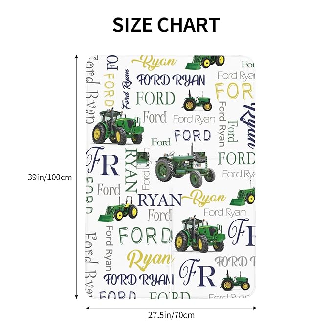 Personalized Car Seat Covers for Babies Custom Name Car Seat Canopy for Newborn Baby Boys Girls Mom Nursing Breastfeeding Covers Farm Tractor Minky Baby Carrier Covers with Peekaboo Opening