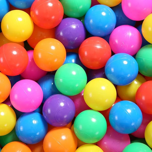 GOGOSO Ball Pit Balls for Toddlers Dogs Baby Boys Girls 2.2Inch Plasticball Toys for Kid Play Tent Birthday Slides Party Decor 50 100 170 200 500 1000