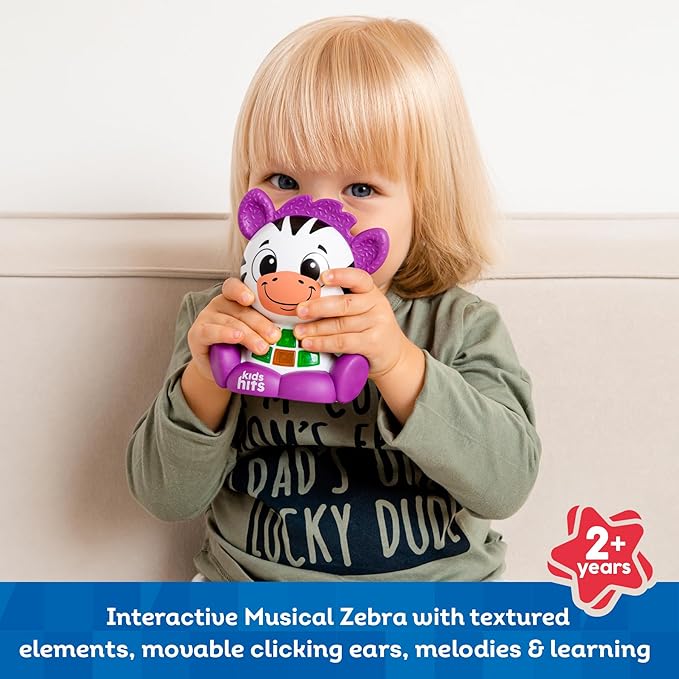 Kids Hits Babykins Moose Interactive Toy: Spark Joy and Learning for Kids 2 Years and Up - Bright Lights, Playful Tunes, and Educational Fun! (Multicolor)