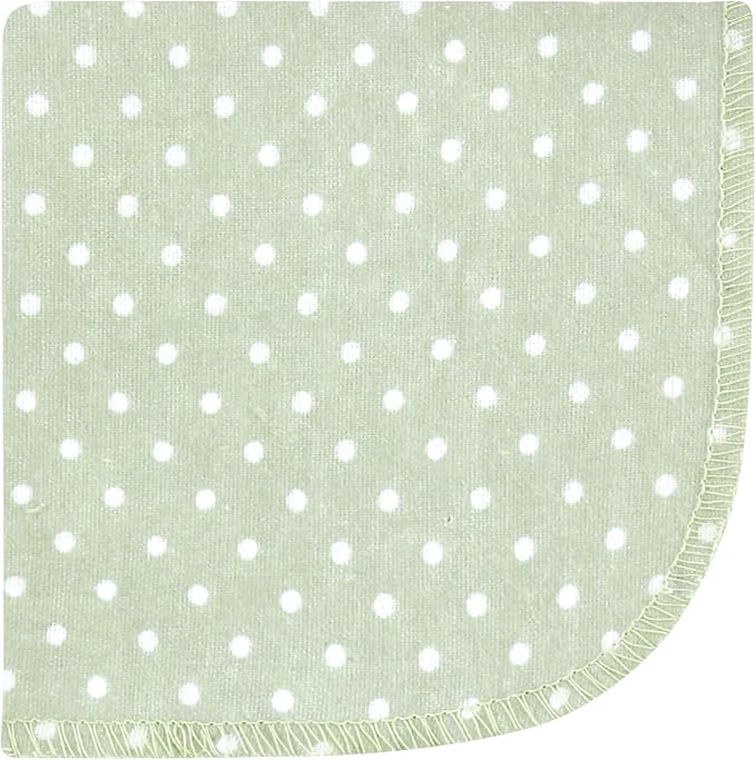 Hudson Baby Unisex Baby Flannel Cotton Washcloths, Purple Dainty Floral 10 Pack, One Size