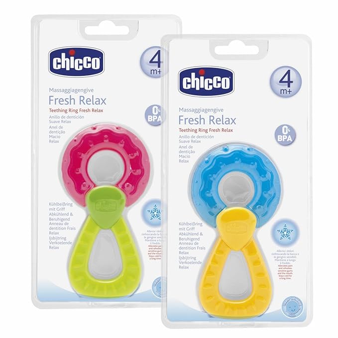 Chicco Fresh Relax Teething Ring -Assorted Colours