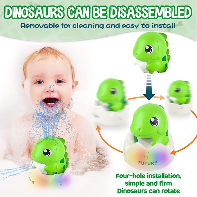 ZHENDUO Baby Bath Toys, Rechargeable Bath Toys, Whale Spray Water Bath Toy, Sprinkler Bathtub Shower Toys for Toddlers Kids Boys Girls, Pool Toy for Baby