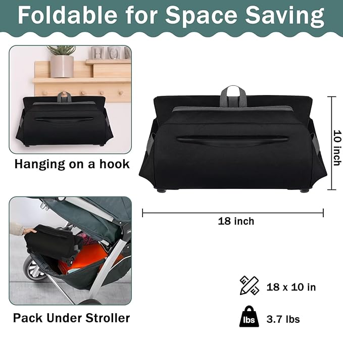 SCTEL Infant Car Seat Travel Bag Fit Doona Car Seat Stroller and Base, Chicco Keyfit 35 and Base, Doona Travel Bag with Wheels, Padded Car Seat Bags for Air Travel, Nuna Travel Bag with Zipper Pocket