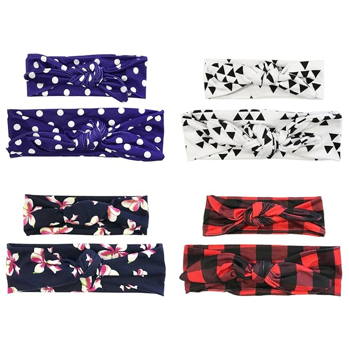 Wrapables Mommy and Me Boho Headband Headwrap, Tomboy