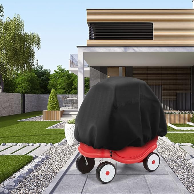 ERKOON Kids Ride On Car Cover Waterproof, Waterproof Cover for Cozy Coupe Cozy Truck Ride-On Car, for Outdoor Sunproof, Dust, Snow(Only Use for Cozy Coupe & Cozy Truck)-1 Pack (2)