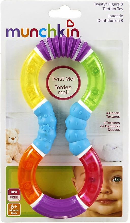 Munchkin Twisty Figure 8 Teether, 2 Count
