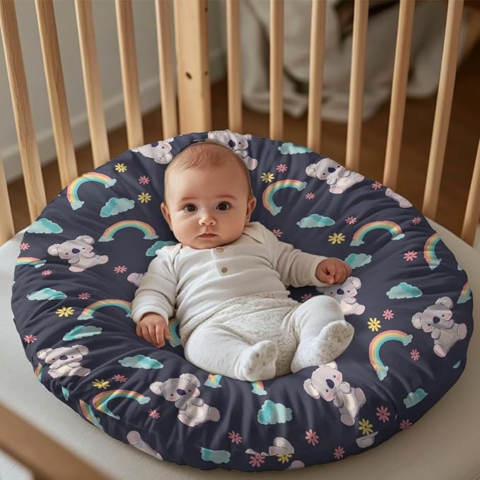 Newborn Lounger Cover, Koala Waterproof Newborn Lounger Cover Removable Infant Lounger Cover Comfortable Lounger Slipcover Soft Infant Lounger Pillow for Boys Girls