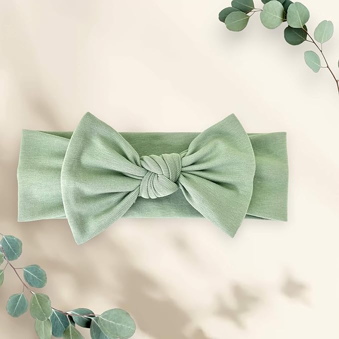 Baby Girl Headbands-Infant,Toddler Cotton Handmade Hairbands with Bows Child Hair Accessories
