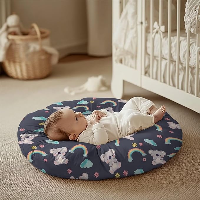 Newborn Lounger Cover, Koala Waterproof Newborn Lounger Cover Removable Infant Lounger Cover Comfortable Lounger Slipcover Soft Infant Lounger Pillow for Boys Girls