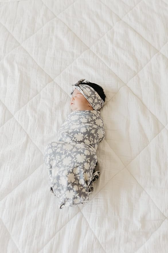 Copper Pearl Baby Bows: Stylish Headbands for Baby Girls, Premium Soft and Stretchy Baby Headbands, Perfect for Newborns, Trendy Designs - Lacie
