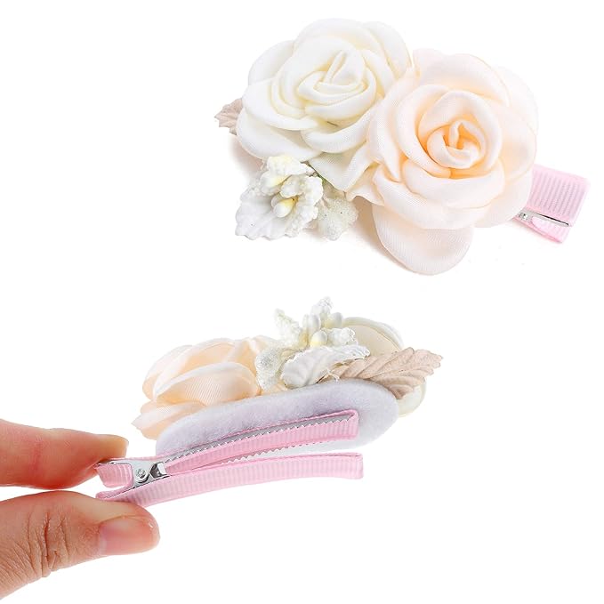 Flower Hair Clip BFNAAgirl Baby Girl Hair Bows Exquisite Hair Accessories Alligator Clips for Infants Toddlers Teen Kids Gift 6pcs/set