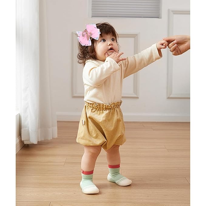 Birthday Hair Bow for Baby Girls 2 Years Old Birthday Decorations,Pink Hair Accessories for 2nd HBD Outfit Girl