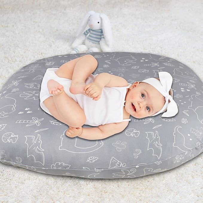 Newborn Lounger Cover Removable Cover Ultra Soft Comfortable Lounger Slipcover Removable Cover for Infant Lounger Pillow, (Lounger not Included)