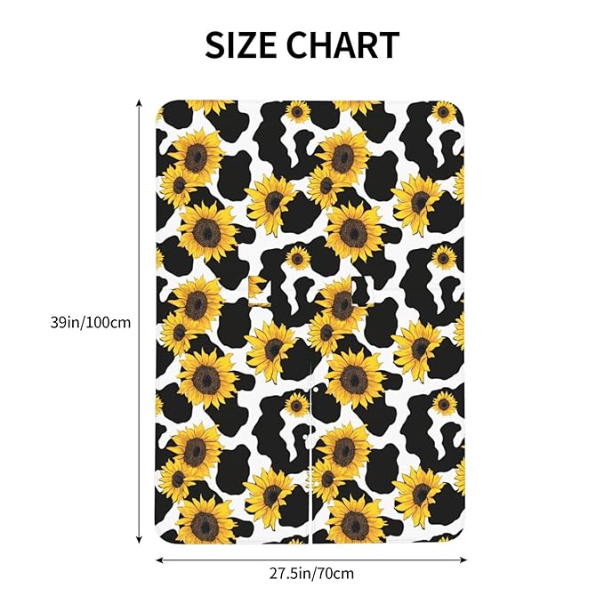 KiuLoam Sunflower Cow Print Pattern Baby Car Seat Canopy, Nursing Cover for Mom Breastfeeding Scarf, Infant Car Seat Cover/Multiuse Baby Stroller Covers for Babies Boys Girls