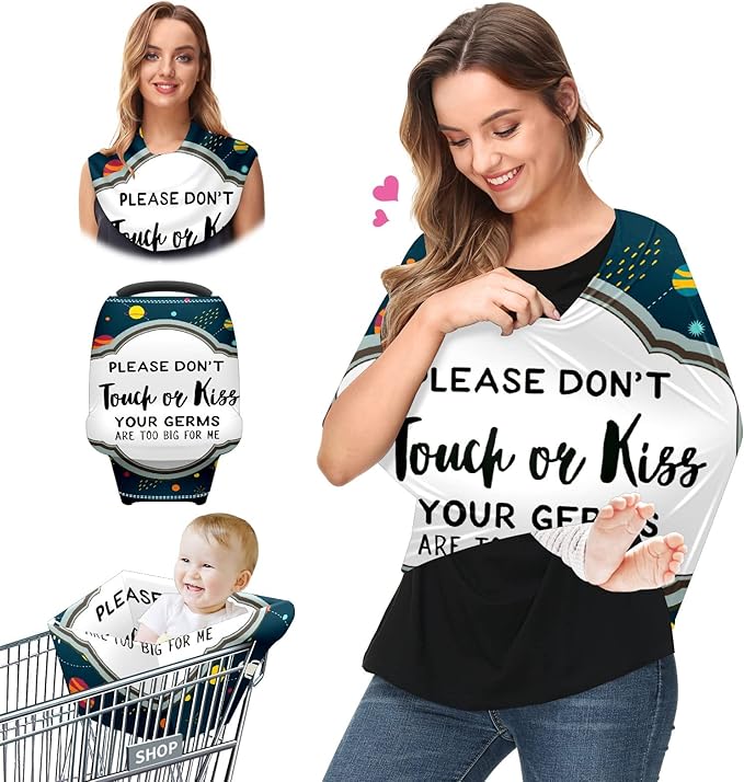 FCZ Baby Car Seat Cover - Universal Fit, Black, Polyester, Spandex - Not Water Resistant