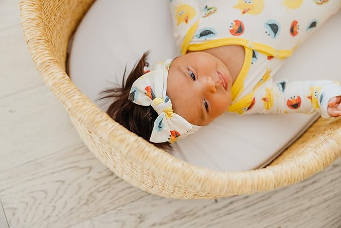 Copper Pearl Baby Bows: Stylish Headbands for Baby Girls, Premium Soft and Stretchy Baby Headbands, Perfect for Newborns, Trendy Designs - Sesame Scribbles