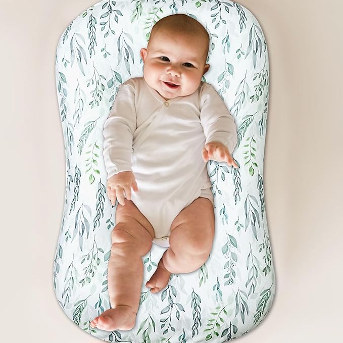 DILIMI Baby Lounger Cover for Boys and Girls Removable Cover Ultra Soft Comfortable Lounger Slipcover (Lounger not Included)