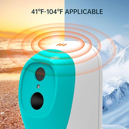 Thermometer for Adults and Kids, Automatic Measurement Within 1-3cm, Fast Accurate Baby Thermometer with Fever Alarm and Mute Mode, White