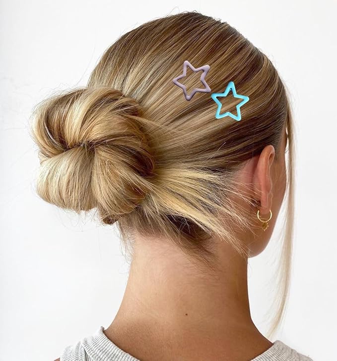 Snap Hair clips hair style accessories kits for girl women ballet dance U shaped hair pins Bobby clips,42pcs (Gold, 2 inch kit)