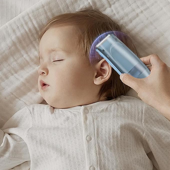Kids Quiet Hair Clippers - Quiet Baby Hair Clippers, Baby Hair Clippers | Waterproof USB Rechargeable Cordless Haircut Kit, Cordless Rechargeable Hair Clipper, Childrens Silent Hair Clippers