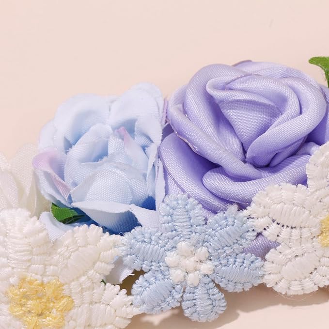New Model Baby Girl Nylon Headbands Nylon Flower Elastic Hairbands 3pcs Hair Accessories Gift for Newborn Infant Toddlers (BF-XKFD006)