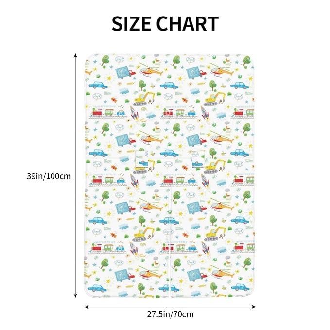 Personalized Trucks and Planes Baby Infant Car Seats Canopy for Babies with Name, Vehicle Theme Lightweight Covers for Baby Boys Girls, Minky Nursing Breastfeeding Stroller Cover for Newborn