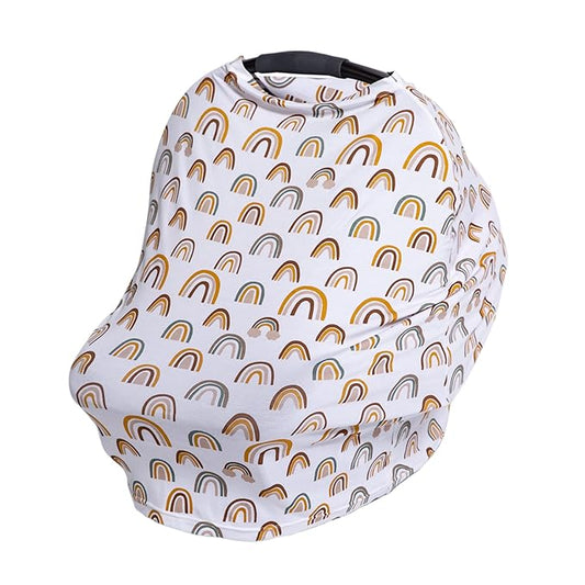 J.L. Childress 4-in-1 Multi-Use Cover - Stretchy Car Seat Canopy and Privacy Cover, Breastfeeding Nursing Cover