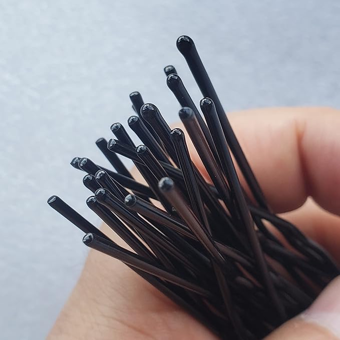 Professional Ballet U Shaped Hair-Pins ROCST Black for Woman Girl Buns 3 inch 12 Pack(Black)