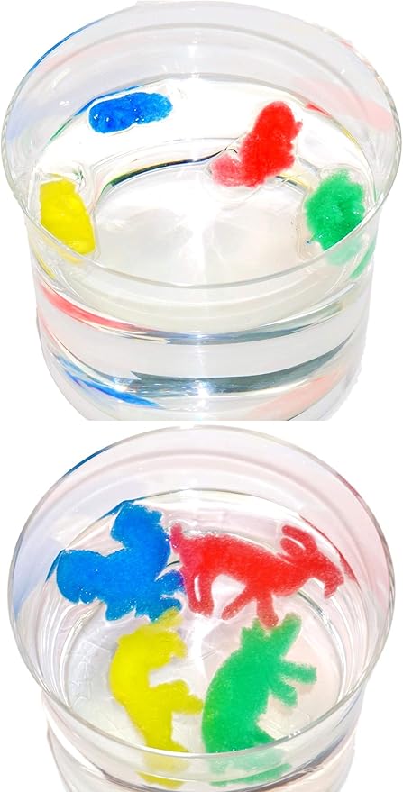JA-RU Magic Grow Capsules for Kids (8 Pack, 96 Capsules Assorted) Water Growing Toys - Foam Sea Creatures, Dinosaurs, & Farm Animals, Science Party Favors & Classroom Prizes. 305-8s