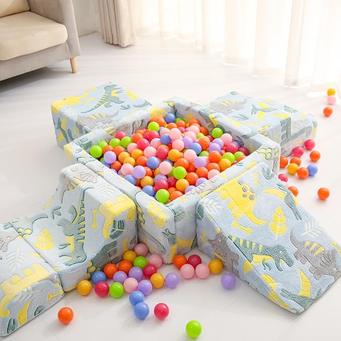 GOGOSO Ball Pit Balls for Toddlers Dogs Baby Boys Girls 2.2Inch Plasticball Toys for Kid Play Tent Birthday Slides Party Decor 50 100 170 200 500 1000