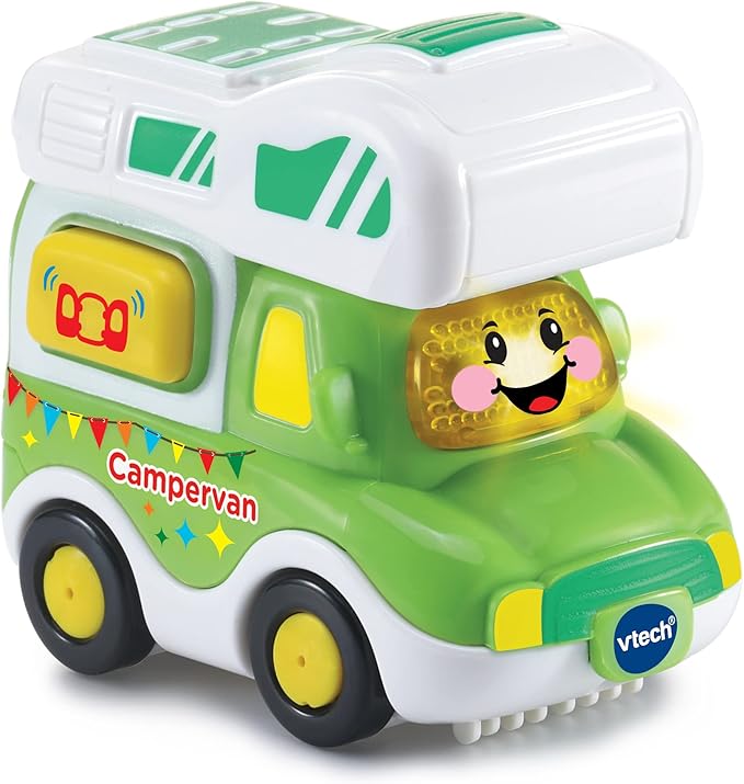 VTech Toot-Toot Drivers Campervan | Interactive Toddlers Toy for Pretend Play with Lights and Sounds | Suitable for Boys & Girls 12 Months, 2, 3, 4 + Years, English Version, 5.6 x 9 x 8.1 cm