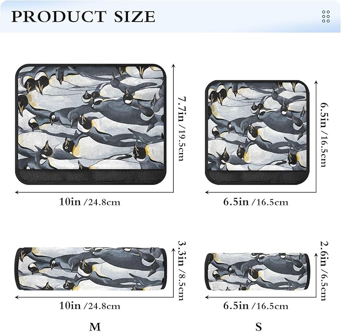 Car Seat Belt Pad Covers Cute Penguin Safety Seatbelt Strap Shoulder Pads for Adults and Children Comfort Universal 2 Pack M 20848917