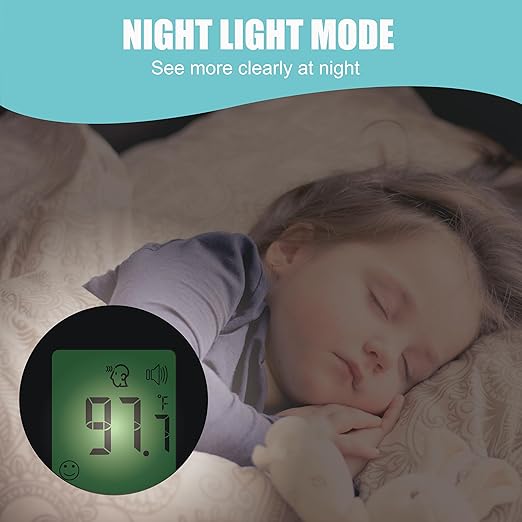 Amplim Hospital Medical Grade Non-Contact No-Touch Forehead Thermometer for Baby and Adults, Touchless Temporal Fever Thermometer, Fast and Accurate Digital Thermometer