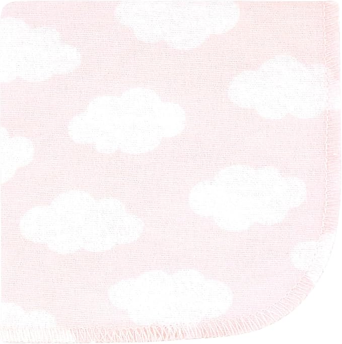 Hudson Baby Unisex Baby Flannel Cotton Washcloths, Unicorns Rainbows 12 Pack, One Size
