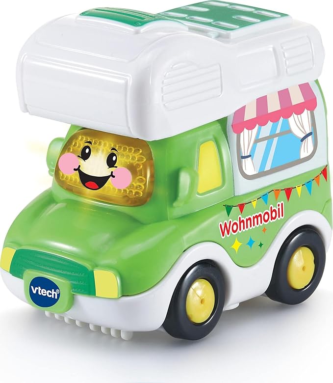 Vtech TUT TUT Baby Flitzer - Toy Car with Music, Light Button, Exciting Phrases and Sounds - for Children 1 to 5 Years Multicolour, German