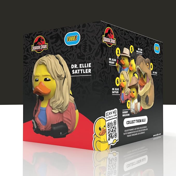 TUBBZ Boxed Edition: Jurassic World - Dr Ellie Sattler Cosplaying Rubber Duck Vinyl Figure