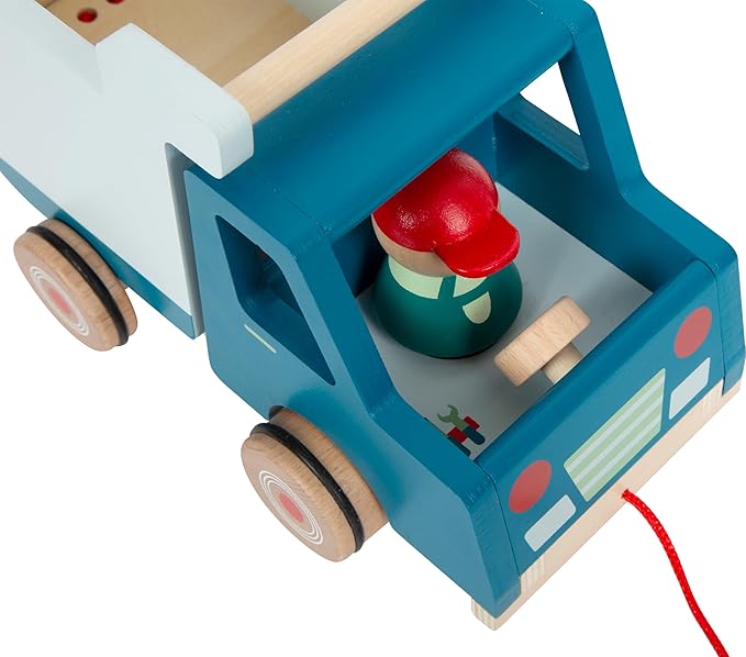 Pull-Along Dump Truck Playset