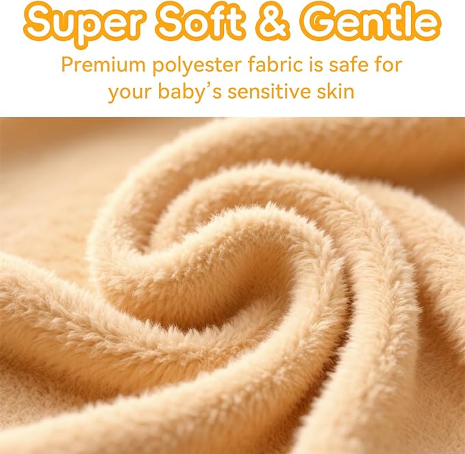 Bath Towel for Newborn, 2 Packs Soft Highly Absorbent Hooded Baby Bath Towels for Babies, Toddler, Infant Boys and Girls (Grey + Coffee)