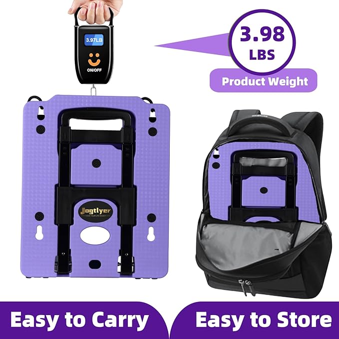 Car Seat Dolly for Airport Folding Car Seat Travel Cart for Airplane - Car Seat Roller with Wheel Carrier with Straps Foldable Luggage Trolley Folding Hand Truck Dolly for Moving