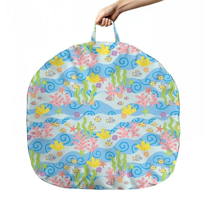 Cute Ocean and Fish Newborn Lounger Cover Lounger Cover for Boys Girls Comfy Fit Infant Lounger for Baby, Infant Removable Slipcover Stain Resistant and Scratch Resistant