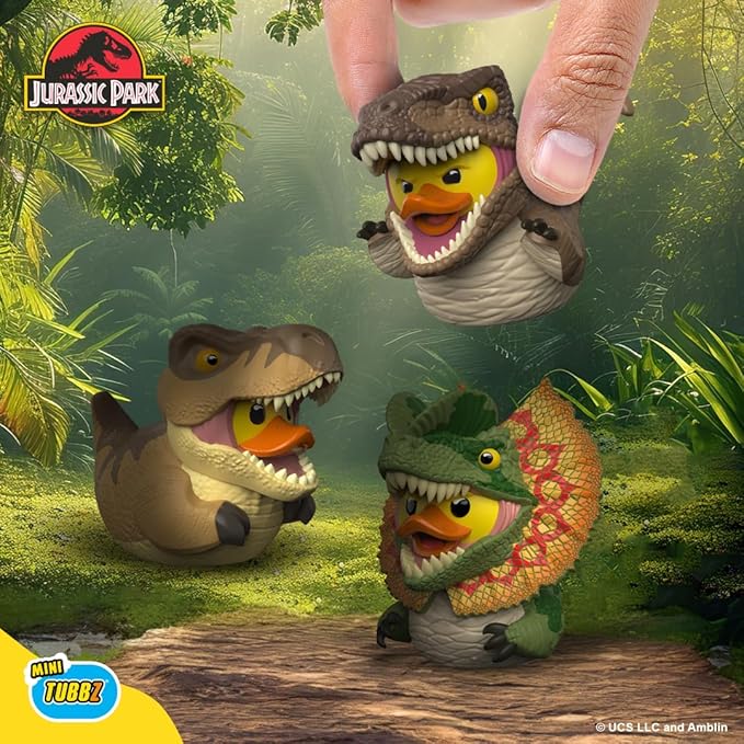 TUBBZ Mini: Jurassic World Rebirth - T-Rex Cosplaying Rubber Duck Vinyl Figure