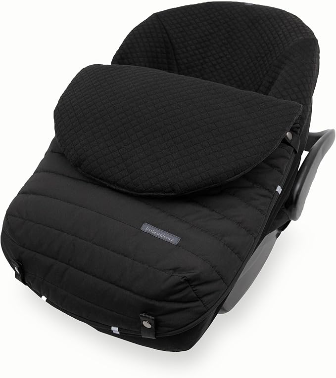 Little Unicorn Infant Car Seat Footmuff – Weather-Resistant Baby Bunting Bag with Magnetic Closure, Non-Slip Backing & Open Harness Design – Universal Fit Winter Cover for Baby Car Seat & Stroller
