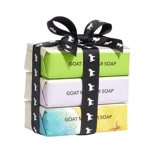 Dionis Goat Milk Fresh & Floral Bar Soap Bundle 3oz (Pack of 3)