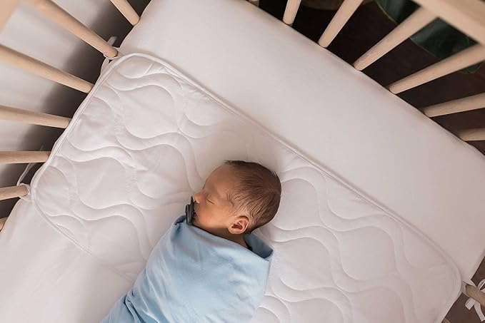 SheetWorld Baby Fitted Bassinet Sheet Fits Maxi COSI 20 x 32 inches, 100% Cotton Jersey Hypoallergenic Sheet, Unisex Boy Girl, Organic White, Made in USA