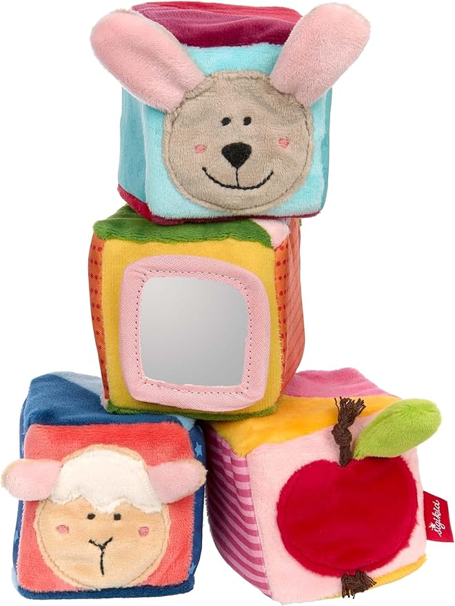 Sigikid 42782 PlayQ Imagine Dice Set Recommended from 3 to 36 Months Multi-Coloured