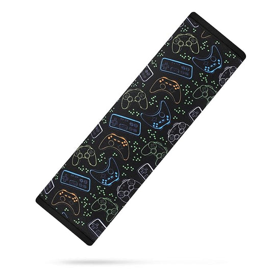 YR Seat Belt Cover for Kids, Soft Comfort Seat Belt Cushion for Children, Cute Cartoon Pattern Car Seat Belt Pads Cover for Girls and Boys, 1 Pack (Game)