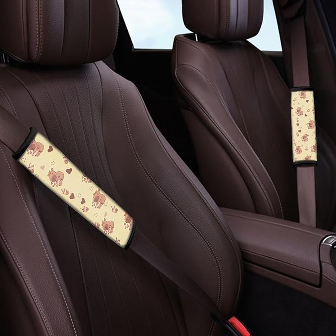 Car Seat Shoulder Strap Pads Seat Belt Pad Car Belt Cover Water Dolphin Auto Seat Belt Cover Water Dolphin Seatbelt Shoulder Pad Seat Belt Cover Pad for Kids Shoulder Pads for Straps