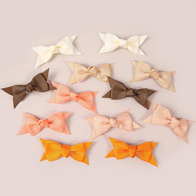 XIMA Mini Hair Bows Clip for Baby Girls,2.7inch 30colors Grosgrain Ribbon Kont Bows Toddler Hair Accessories with Alligator Clips for Toddlers Baby Girls Kids Teens in Pairs Pack of 60