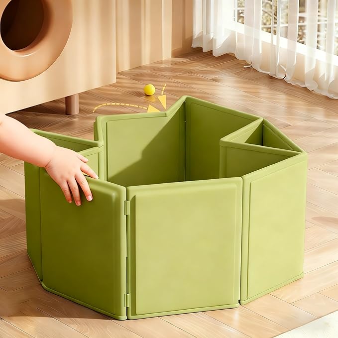 Baby Foldable Kids Bathtub for Infants to Toddler with Non-Slip Base,Easy Storage,Perfect for Small Spaces (White)