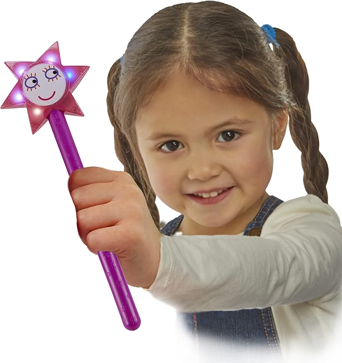 Ben & Holly Sparkle & Spell Wand with Sounds & Speech, Ben & holly's Little Kingdom, Interactive Toy, Imaginative Play